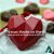 Forma para Chocolate com Silicone Coração Lapidado 200g (5un) Ref. 9837 BWB  Namorados, Mamães - Imagem 3