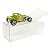 50 Embalagem PX-235 (4x4x8 cm) Caixa Protetora para Carrinho Hot Wheels Coleção Mini Carros - Imagem 2