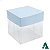 Caixa de Acetato com Base AZUL CLARO Lisa (6x6x6cm) (25un) Embalagem de Plástico Transparente - Imagem 6