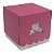 24 Caixa Amor 3 Corações Pink (7,5x7,5x7,5 cm) Chá de Panela, Embalagem para Lembrancinha Personalize sua Festa - Imagem 1