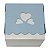 24 Caixa Amor 3 Corações Azul Claro (7,5x7,5x7,5 cm) Chá de Panela, Embalagem para Lembrancinha Personalize sua Festa - Imagem 1