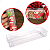 25 Caixa de Acetato PX-245 (3,5x2x13 cm) Caixa para Biscoitos Embalagem de Plástico Transparente - Imagem 1