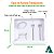 Caixa KIT Infantil Ovo Páscoa Confeiteiro Branco 150g (26x20x5 cm) (25un) Confeitar Ovo de Colher Caixa de Acetato - Imagem 3
