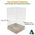 Caixa de Acetato KRP-500 Kraft (12.2x12.2x22 cm) (25un) Embalagem Tampa e Fundo - Imagem 3