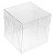 25 Caixa de Acetato Quadrada 5cm PMB-4 Plástico Caixa para Trufa Caixinha de Acetato (5x5x5 cm) Caixa Transparente - Imagem 3