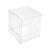25 Caixa de Acetato Quadrada 5cm PMB-4 Plástico Caixa para Trufa Caixinha de Acetato (5x5x5 cm) Caixa Transparente - Imagem 2
