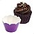 48un Saia para Cupcake Grande Wrapper Liso Roxa (7.5x5x4.5) Wrapper para Cupcake - Imagem 1
