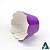 48un Saia para Cupcake Grande Wrapper Liso Roxa (7.5x5x4.5) Wrapper para Cupcake - Imagem 3
