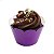 48un Saia para Cupcake Grande Wrapper Liso Roxa (7.5x5x4.5) Wrapper para Cupcake - Imagem 6