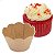 48un Saia para Cupcake Grande Wrapper Liso Kraft (7.5x5x4.5) Wrapper para Cupcake - Imagem 1