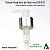 Válvula Pump Bico de Pato PRATA ALUMINIO rosca 28mm R28/410 (10un) (CH/WK/PRATA28) Válvula Jato - Imagem 5