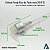 Válvula Pump Bico de Pato ESTRIADA PRATA ALUMINIO FOSCO rosca 28mm R28/410 (10un) (CH/WK/ESTPRA28) - Imagem 2