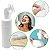 Frasco BRANCO 150ml (1un) para Limpeza Facial SkinCare com Válvula Espumadora Escova de Silicone Massageadora - Imagem 1