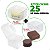 Kit Embalagem para Pão de Mel, Bem Casado, Macaron PX-201 e PX-206 Caixa de Acetato (25un) de cada medida - Imagem 1