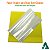 Papel Bem Casado Crepom AMARELO 15x15cm (40un) Kit Embalagem para Bem-Casado KITBC - Imagem 3