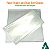Embalagem Bem Casado Papel SEDA PRATA 15x15cm (40un) Kit Embalagem para Bem-Casado KITBC - Imagem 3