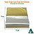 Embalagem Bem Casado Papel SEDA OURO 15x15cm (40un) Kit Embalagem para Bem-Casado KITBC - Imagem 2