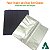 Embalagem Papel Crepom para Bem Casado PRETO 15x15cm (40un) Kit para Bem-Casado KITBC - Imagem 4