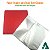 Embalagem Bem Casado Papel Crepom Celofane VERMELHO 15x15cm (40un) Kit Crepom Bem-Casado KITBC - Imagem 4