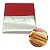 Embalagem Bem Casado Papel Crepom Celofane VERMELHO 15x15cm (40un) Kit Crepom Bem-Casado KITBC - Imagem 1