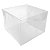 Caixa de Acetato P-100 (22x19x10.5 cm) (25un) Tampa e Fundo Embalagem de Plástico Transparente - Imagem 1