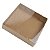 Caixa de Acetato KRP-15 KRAFT (12x12x2.5 cm) (25un) Embalagem Caixa de Acetato - Imagem 1