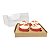 Caixa de Acetato (19x17.5x9 cm) (25un) Embalagem para 4 Cupcakes Grandes KIT55 Caixa Presente - Imagem 5