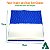 Kit Embalagens Bem Casado Azul Escuro Poá 15x15cm (40un) Papel Crepom KITBC - Imagem 2