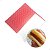 Kit Papel Crepom Bem Casado com Celofane POÁ VERMELHO 15x15cm (40un) Embalagem Bem-Casado KITBC - Imagem 1