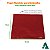 Papel Chumbo Alumínio Realce seus Doces Finos Vermelho 15x16cm 300fls Packpel - Imagem 2