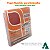 Papel Folha Aluminio Chumbo Metálico cor Vermelho 10x9.8cm 300fls Carber Cromus - Imagem 3