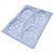 KIT (2un) Forma de Acetato para Chocolate com Silicone CORUJA 125g cod 10060 BWB - Imagem 3