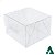 100un Caixas Acetato Transparente PX-206 5x5x3cm Embalagem para Macaron Doces Bem Casados - Imagem 7