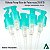 Válvula Pump Bico de Pato VERDE rosca 24mm R24/415 (2un) (CH/WK/VD24) Shampoo Condicionador Creme - Imagem 4