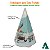 Caixa para Cone Trufado Cone-2 Natal (7x7x12 cm) (25un) Embalagem para Cone Trufado Natalino - Imagem 1