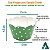 Saia para Cupcake Grande Wrapper Poá Bolinhas Verde Escuro (7.5x5x4.5) (48un) Papel Cartão 250g com Plastificação - Imagem 2