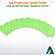 Saia para Cupcake Grande Wrapper Poá Bolinhas Verde Claro (7.5x5x4.5) (48un) Papel Cartão 250g com Plastificação - Imagem 4