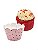 Saia para Cupcake Grande Wrapper Poá Bolinhas Rosa/Marrom (7.5x5x4.5) (48un) Papel Cartão 250g com Plastificação - Imagem 1