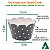 Saia para Cupcake Grande Wrapper Poá Bolinhas Preto (7.5x5x4.5) (48un) Papel Cartão 250g com Plastificação - Imagem 2