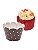 Saia para Cupcake Grande Wrapper Poá Bolinhas Marrom/Rosa (7.5x5x4.5) (48un) Papel Cartão 250g com Plastificação - Imagem 1