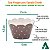 Saia para Cupcake Grande Wrapper Poá Bolinhas Marrom/Azul (7.5x5x4.5) (48un) Papel Cartão 250g com Plastificação - Imagem 2