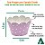 Saia para Cupcake Grande Wrapper Poá Bolinhas Lilas (7.5x5x4.5) (48un) Papel Cartão 250g com Plastificação - Imagem 2