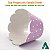 Saia para Cupcake Grande Wrapper Poá Bolinhas Lilas (7.5x5x4.5) (48un) Papel Cartão 250g com Plastificação - Imagem 4