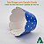 Saia para Cupcake Grande Wrapper Poá Bolinhas Azul Escuro (7.5x5x4.5) (48un) Papel Cartão 250g com Plastificação - Imagem 4
