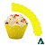 Saia para Cupcake Grande Wrapper Poá Bolinhas Amarela (7.5x5x4.5) (48un) Papel Cartão 250g com Plastificação - Imagem 4