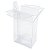 Embalagem Acetato Maleta PX-213 (4,8x3,5x5,5 cm) Kit 500un Caixinha de Plástico Transparente - Imagem 2