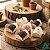 Forminhas De Doces Brigadeiros Casamento Aniversário Kit 200 Caixeta Champanhe 4 Pétalas Cod.FPCHAMP - Imagem 5