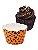 Saia Babado para Cupcake Grande Wrapper Halloween Laranja 48un Noite do Terror Bruxas Sexta Feira 13 Outubro - Imagem 1