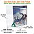 Games-20 (0,20mm) Kit 100un Protetor para DVD Caixa Protetora Jogo Playstation 2, Gamecube, Xbox Clássico, Wii e Wii U - Imagem 3