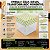 Caixa de Acetato com Base Estampa Futebol Brasil (6x6x6cm) Kit 25un Embalagem de Plástico Transparente - Imagem 3